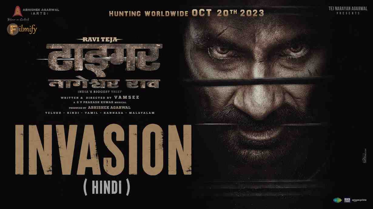 Tiger's Invasion: Tiger Nageswara Rao Hindi Teaser