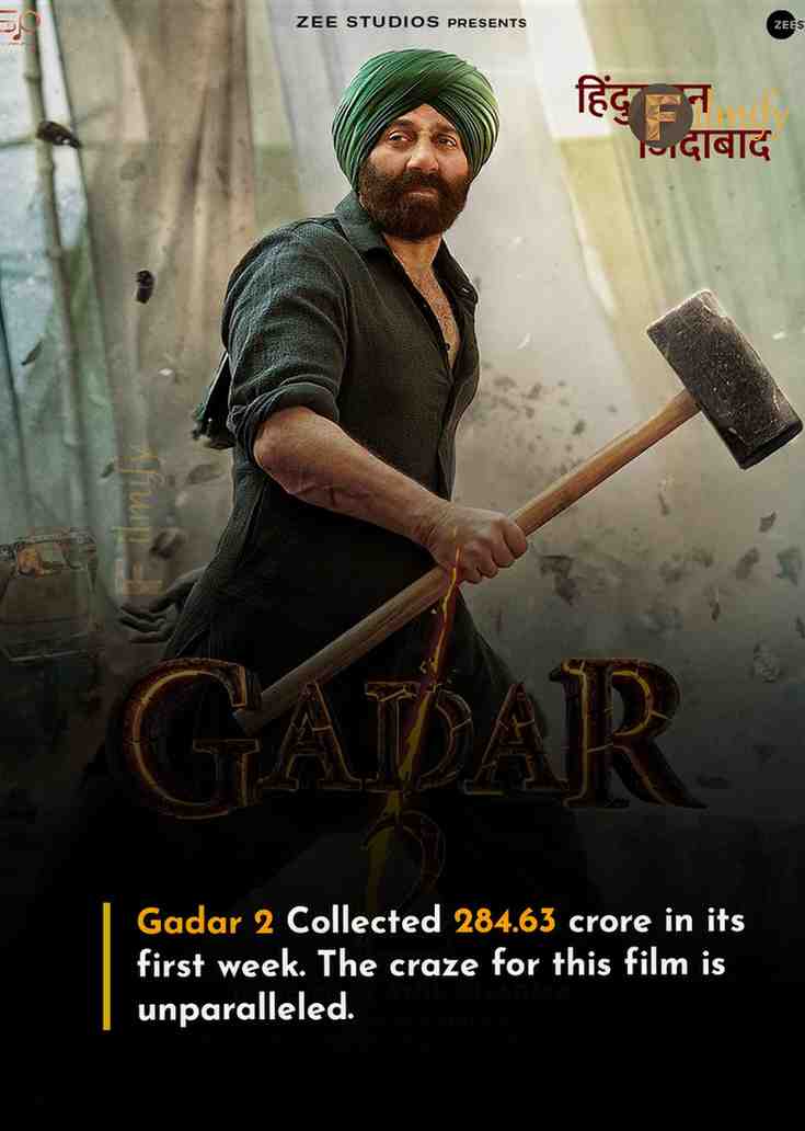 Gadar 2 first week collections