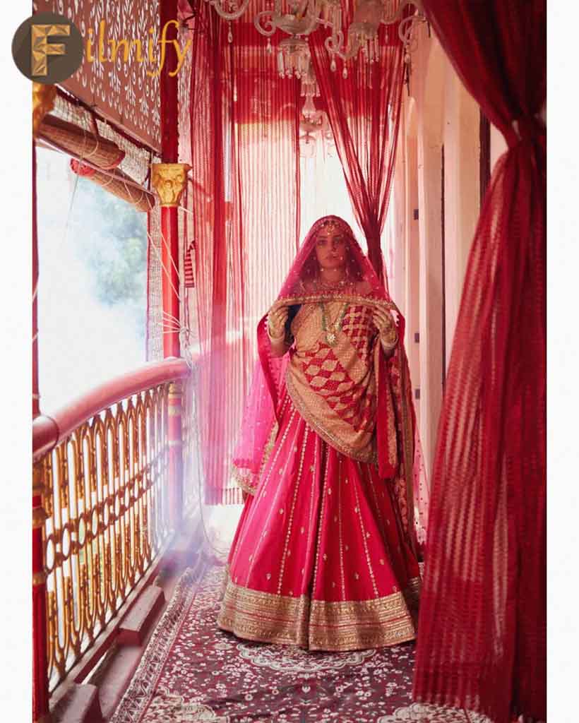 Nitya Menen dazzling bridal vibes in bridal outfit