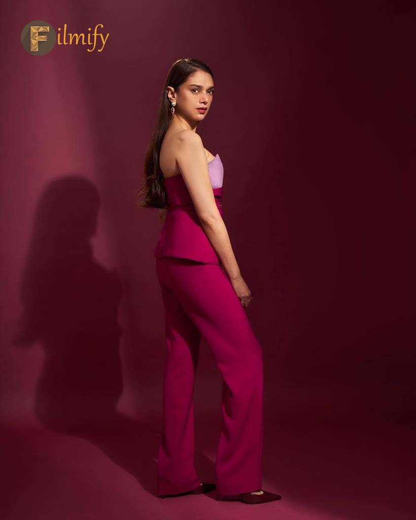Aditi Rao Hydari elegance glows in a minimal pink dress