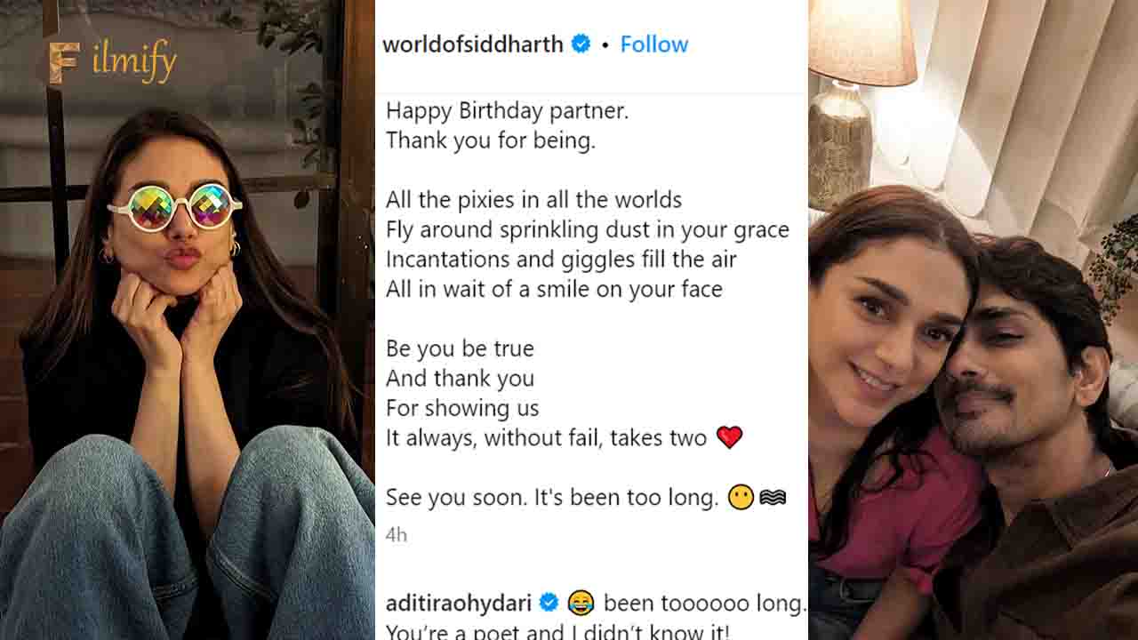 Sidharth becomes a poet to wish his Woman on her Birthday