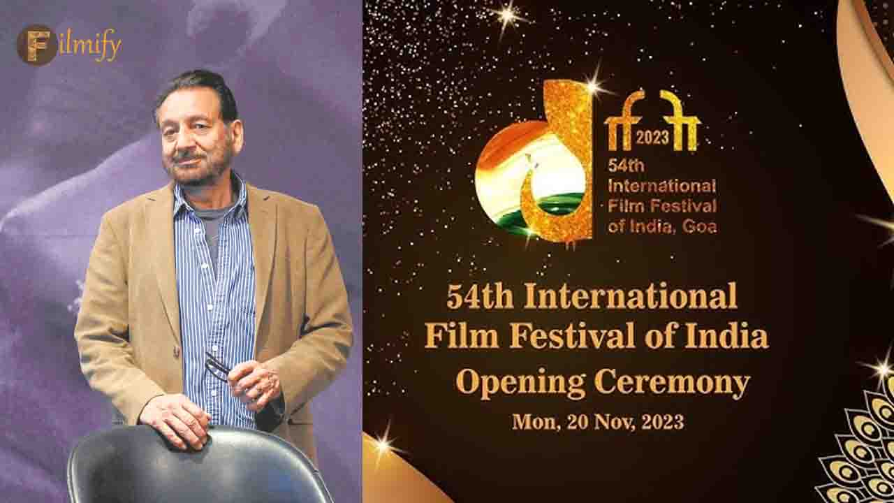 Shekhar Kapur is leading the 54th International Film Festival India's jury members! Revels exciting details