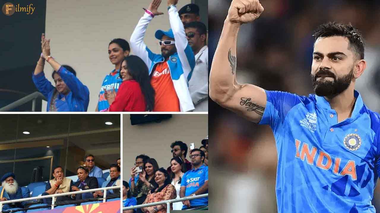 Sadhguru along spotted along with these actresses at the Cricket Match