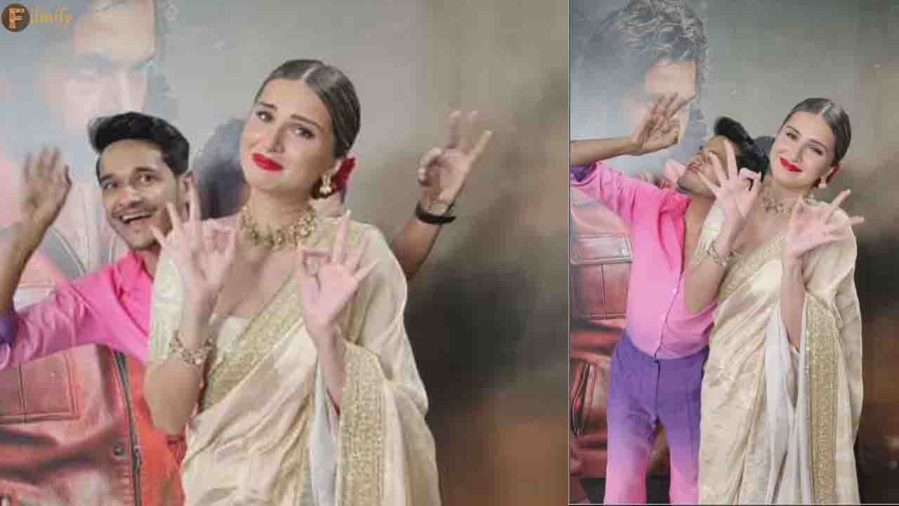 Tara Sutaria and Anchor Nayandeep Rakshit groove on Looking Like A Wow beat