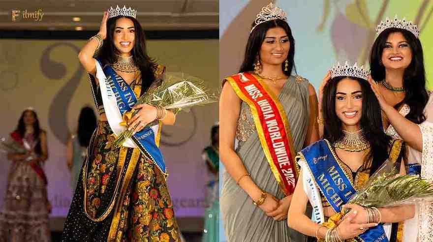 Indian-American Rijul Maini crowned Miss India USA 2023