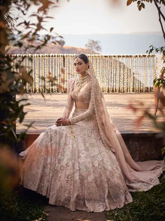 Unveiling Bollywood brides who ditched the red lehanga's and  embraced pastel perfection on their big day