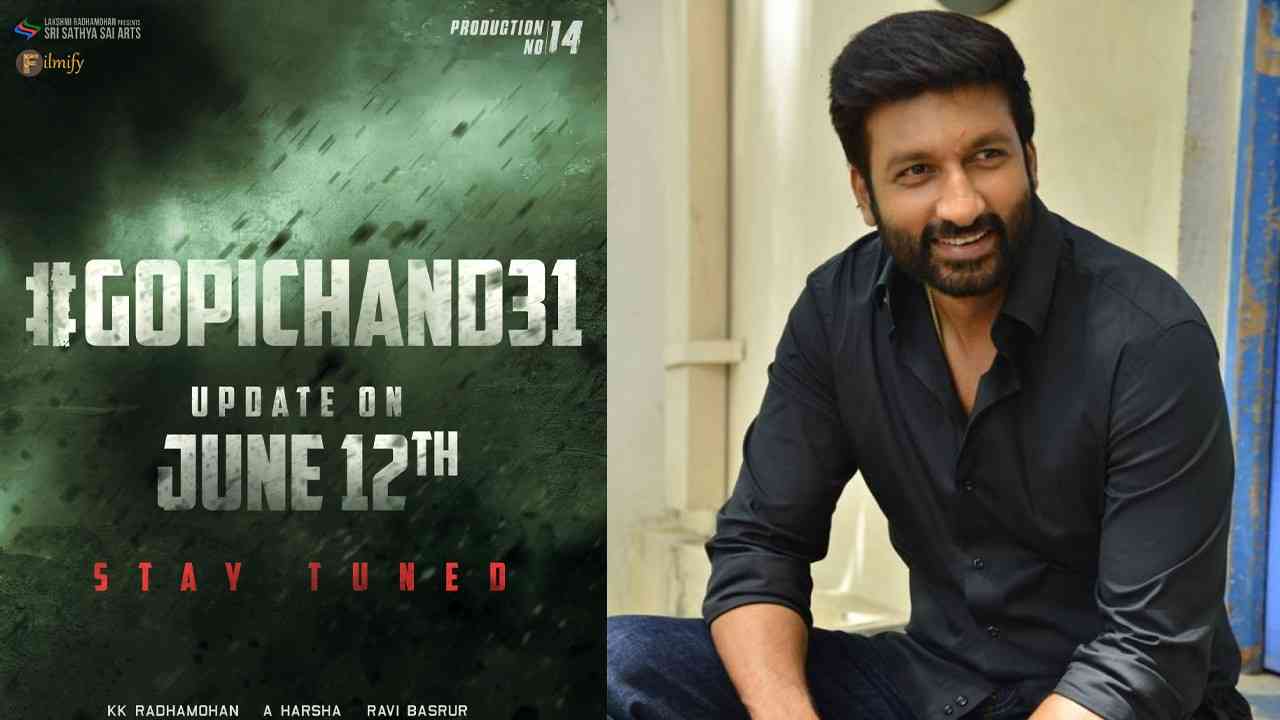 Gopichand's new film with that Kannada star director?