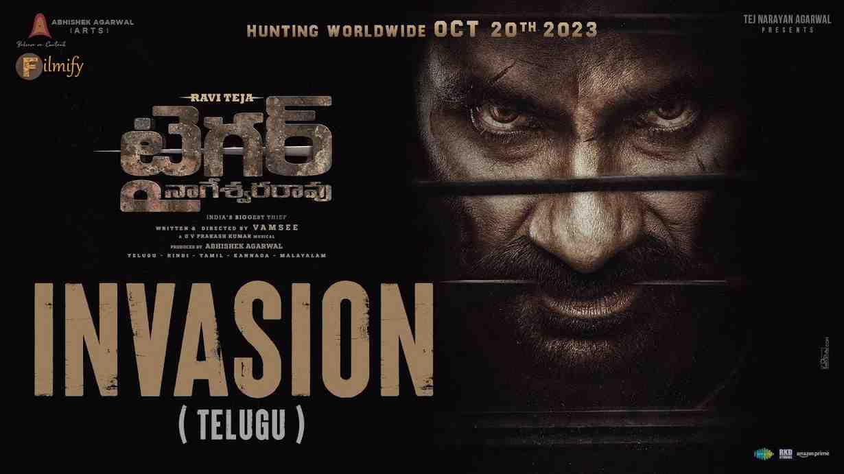Tiger's Invasion: Tiger Nageswara Rao Telugu Teaser