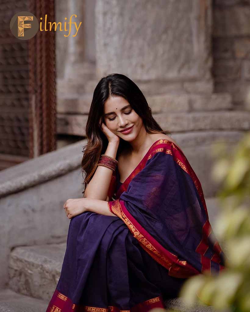 Nabha Natesh flaunts her Indainness in a saree