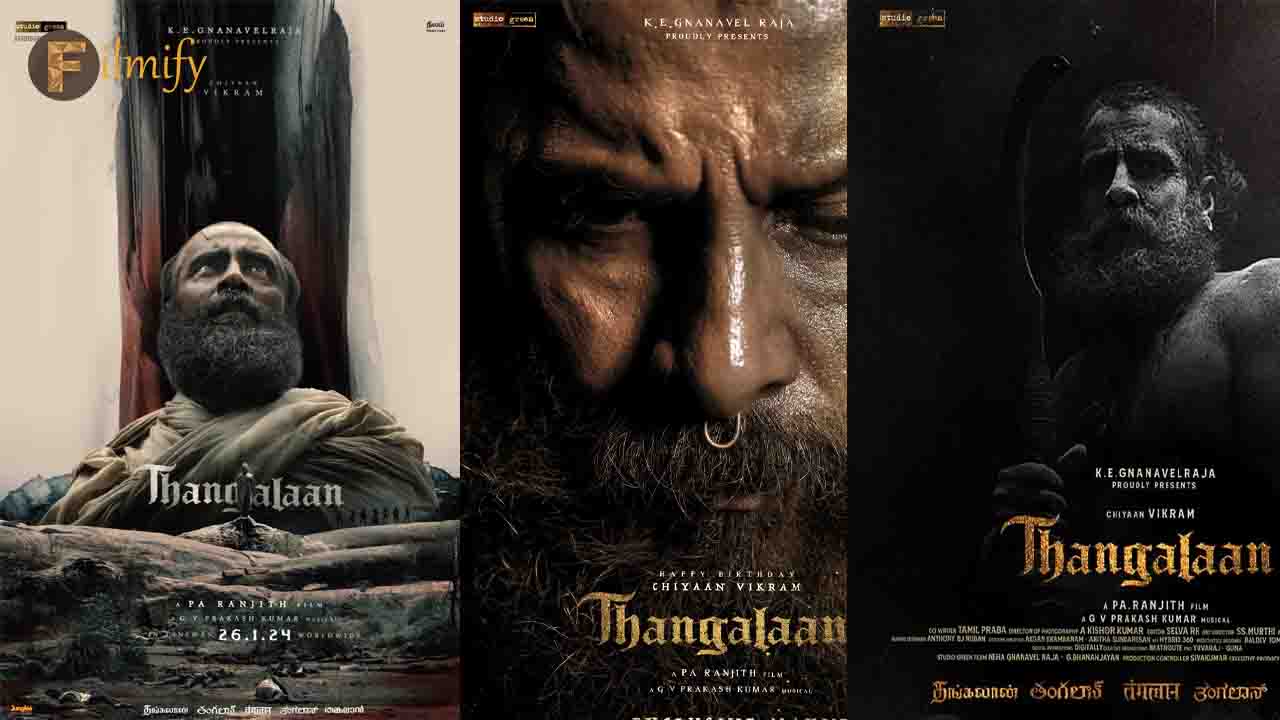 Check out Chiyaan Vikram's Thangalam teaser!